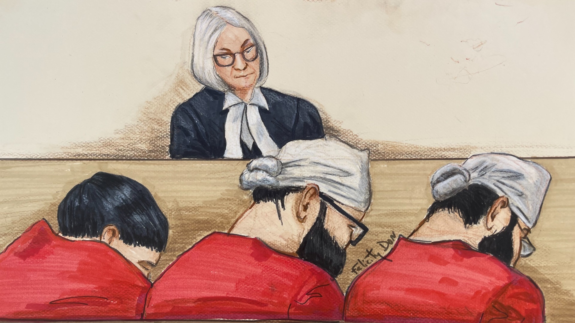 Sentencing starts for 3 men found guilty of killing Abbotsford couple in 2022