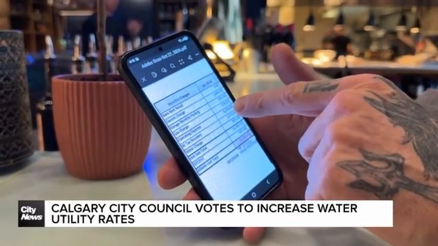 Calgary city council votes to increase water utility rates