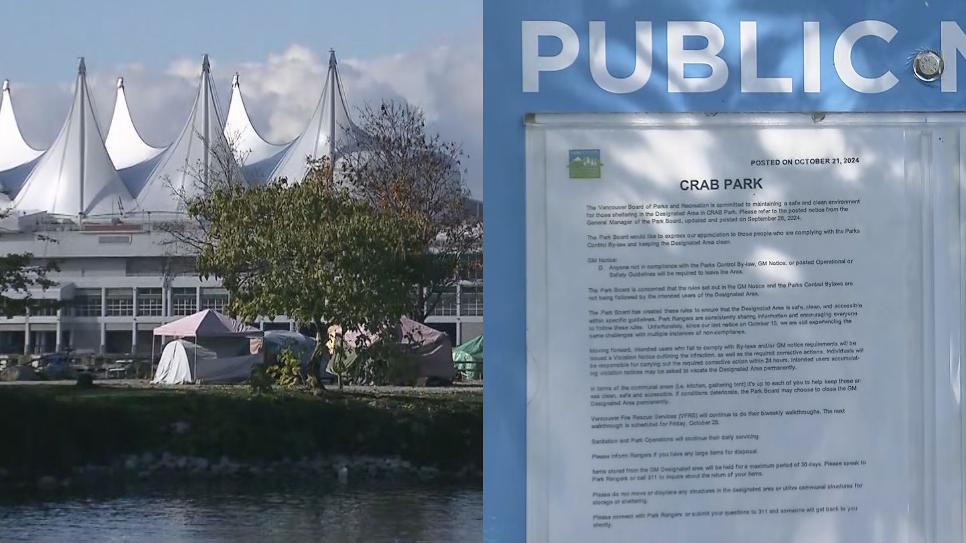 Vancouver Park Board to close homeless encampment at Crab Park