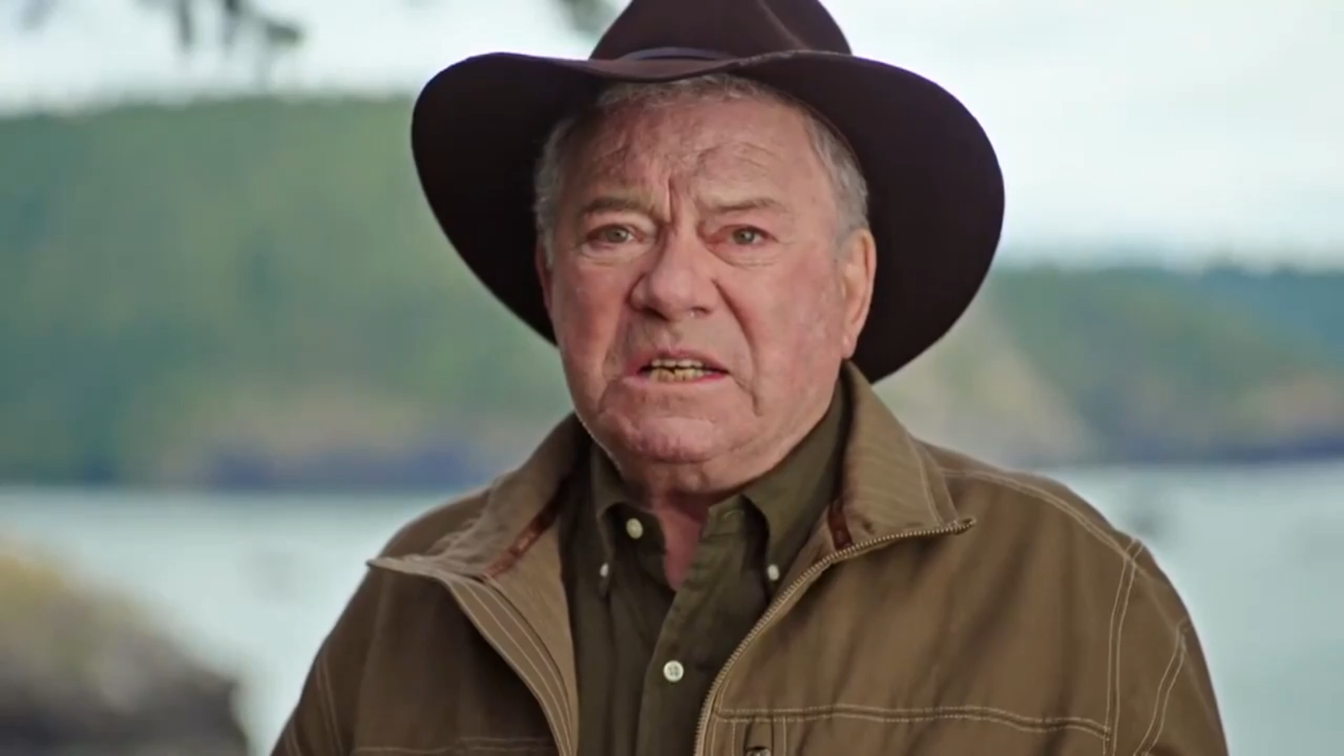 William Shatner launches foul-mouthed tirade about salmon farming