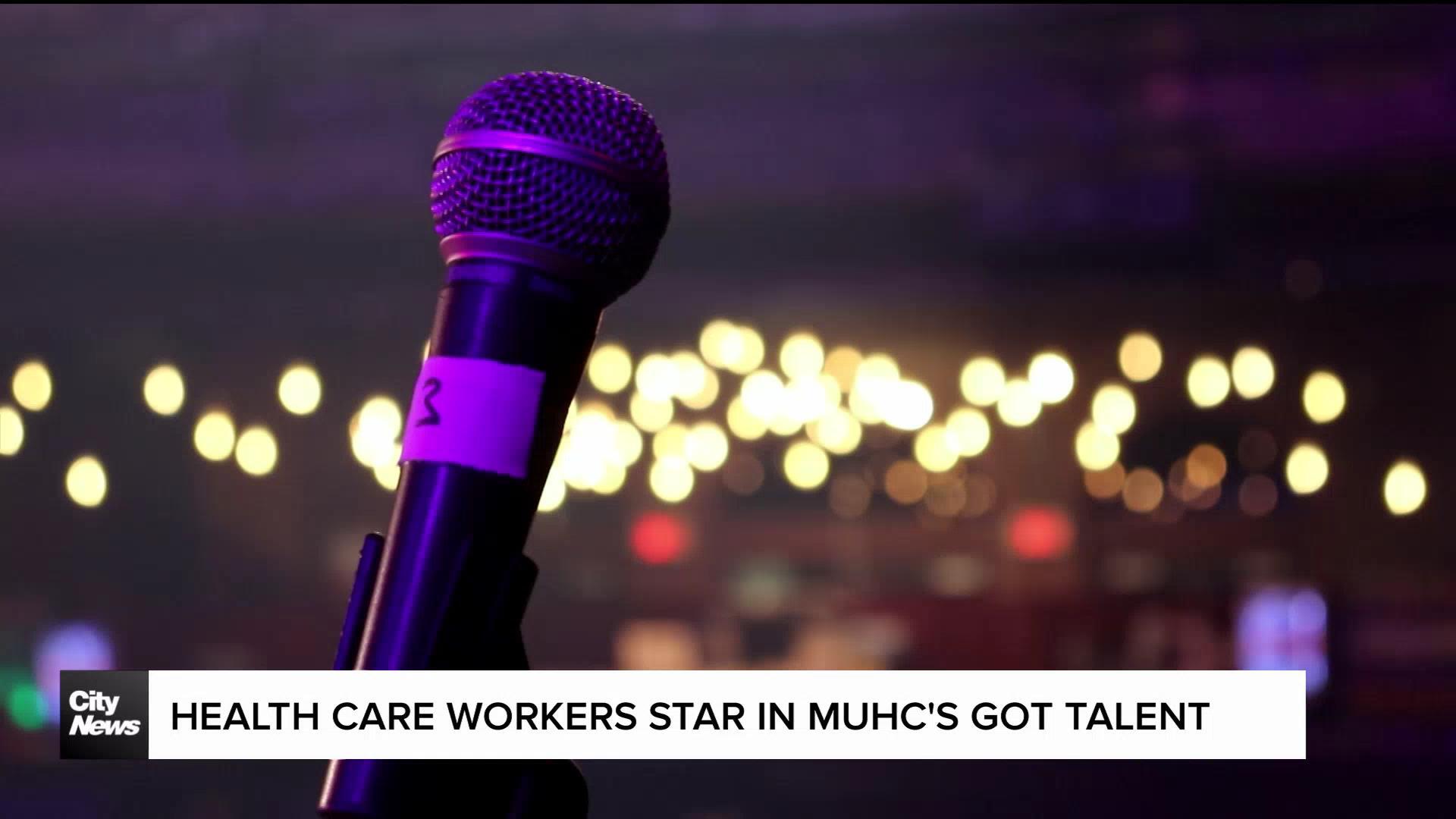 Final rehearsal before health care workers WOW at MUHC's Got Talent