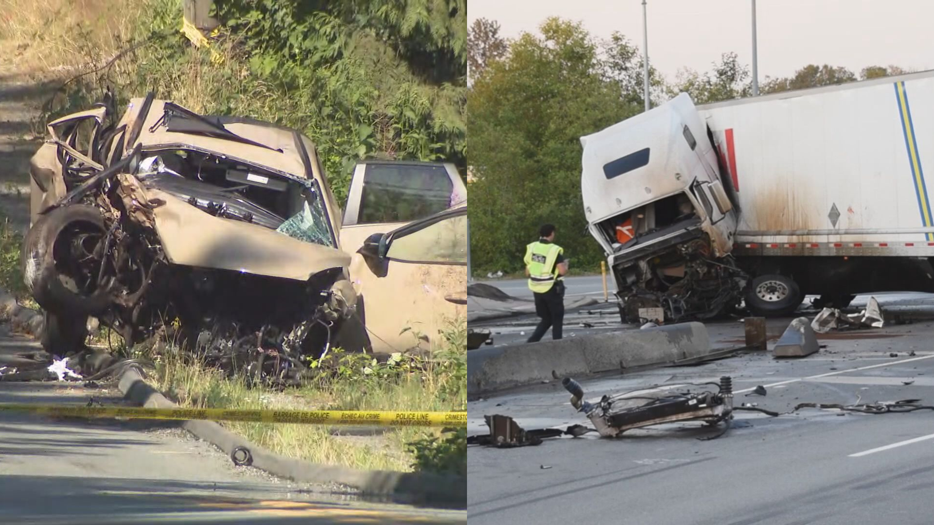 Two serious collisions in Metro Vancouver