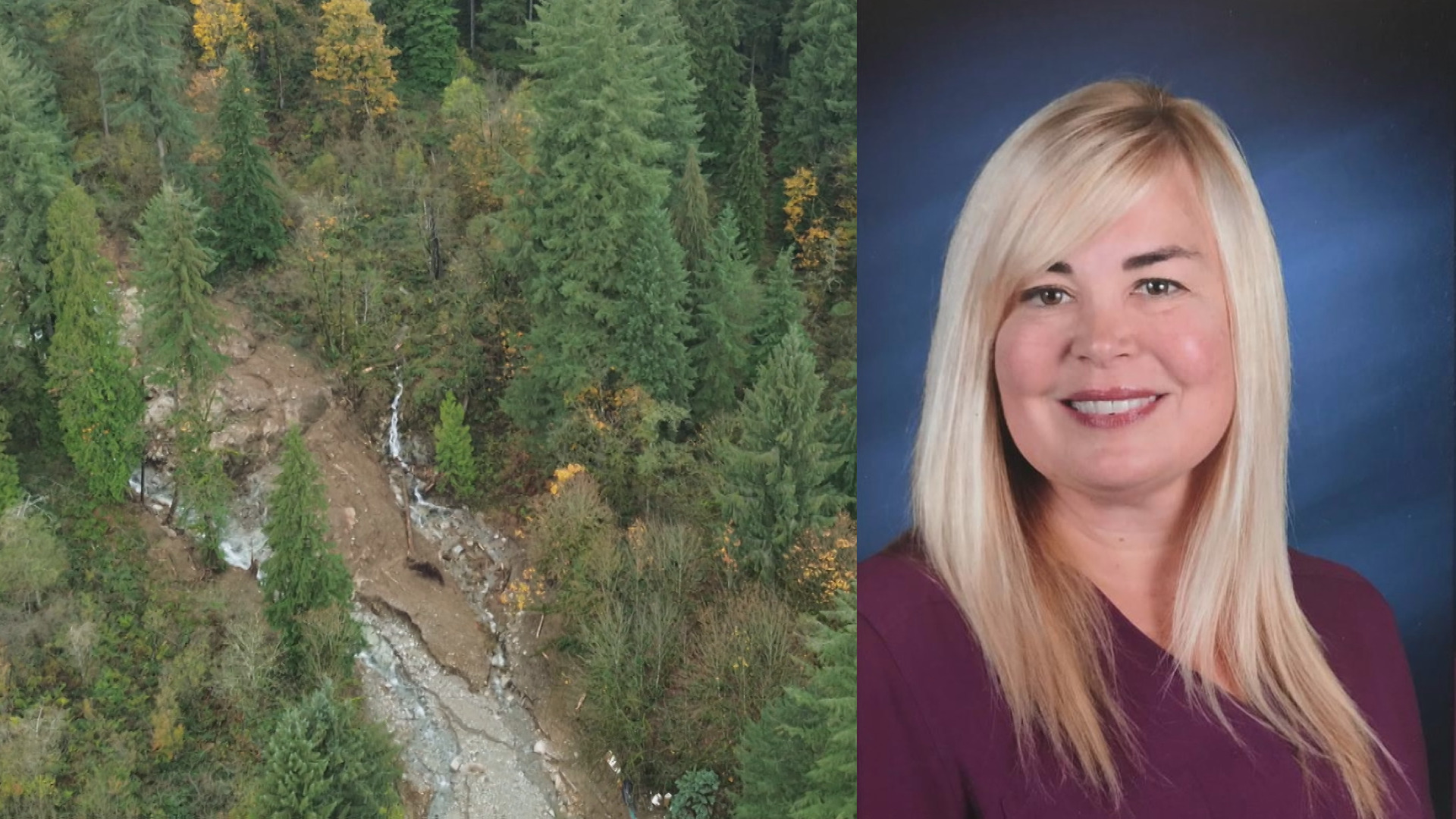 Coquitlam elementary teacher found dead after mudslide swept away her home