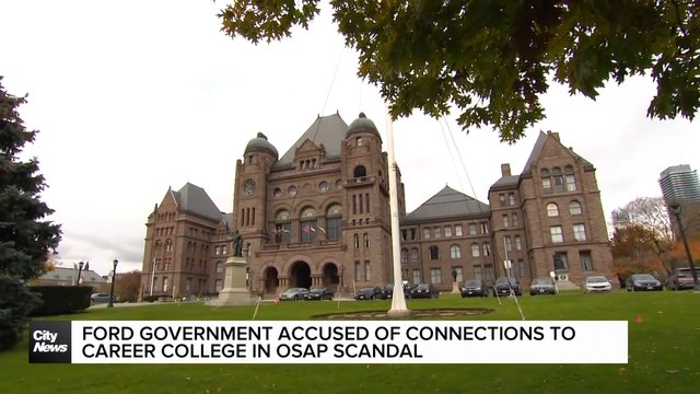 Ford government accused of ties with career colleges in OSAP scandal