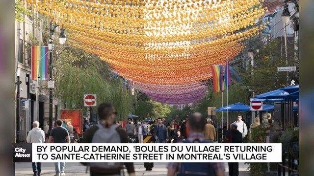 Iconic 'Boules du Village' artwork set to return to Montreal’s Village