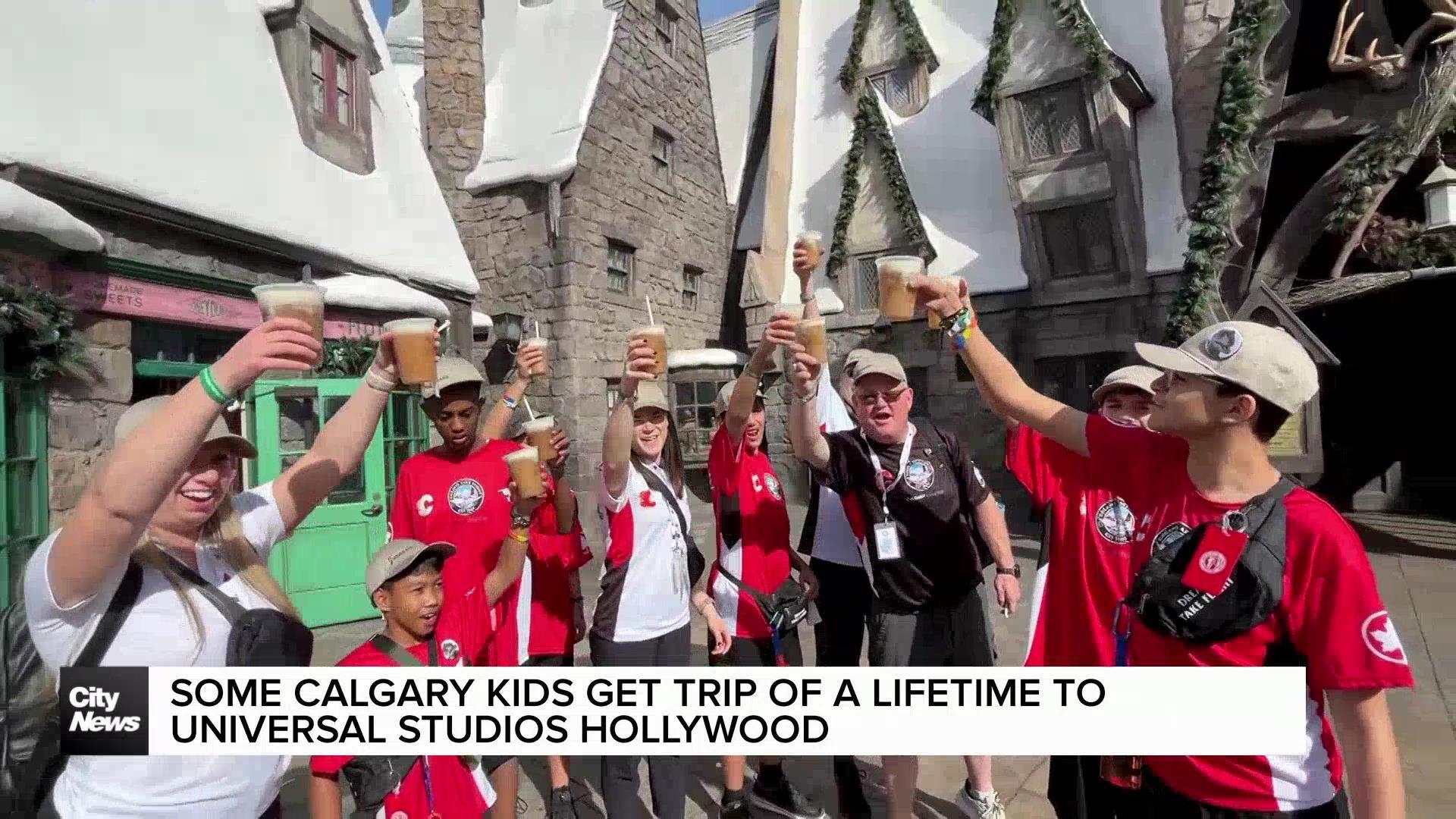 Some Calgary kids get trip of a lifetime to Universal Studios Hollywood