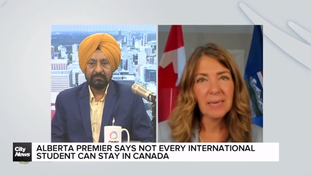 Alberta Premier says not every international student can stay in Canada