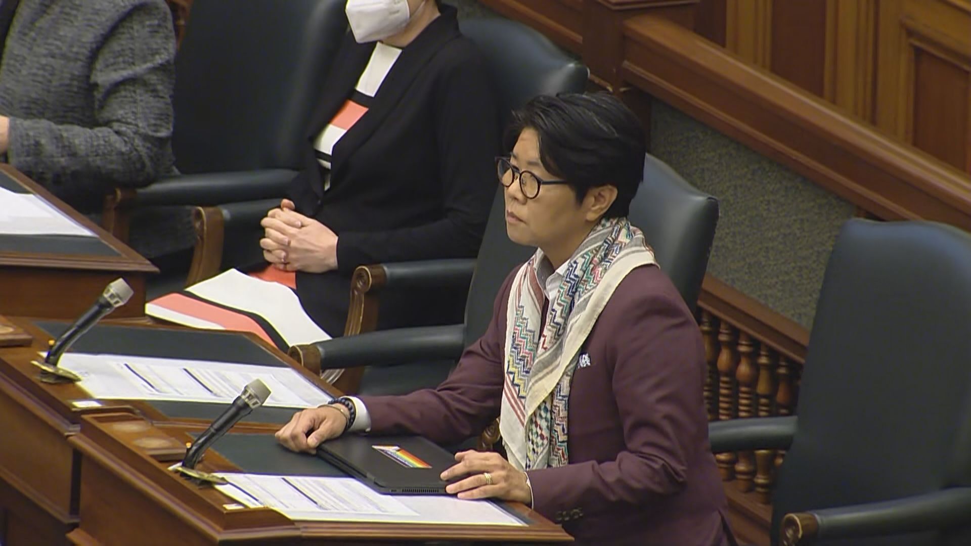 Ontario MPPs kicked out of legislature for wearing keffiyeh
