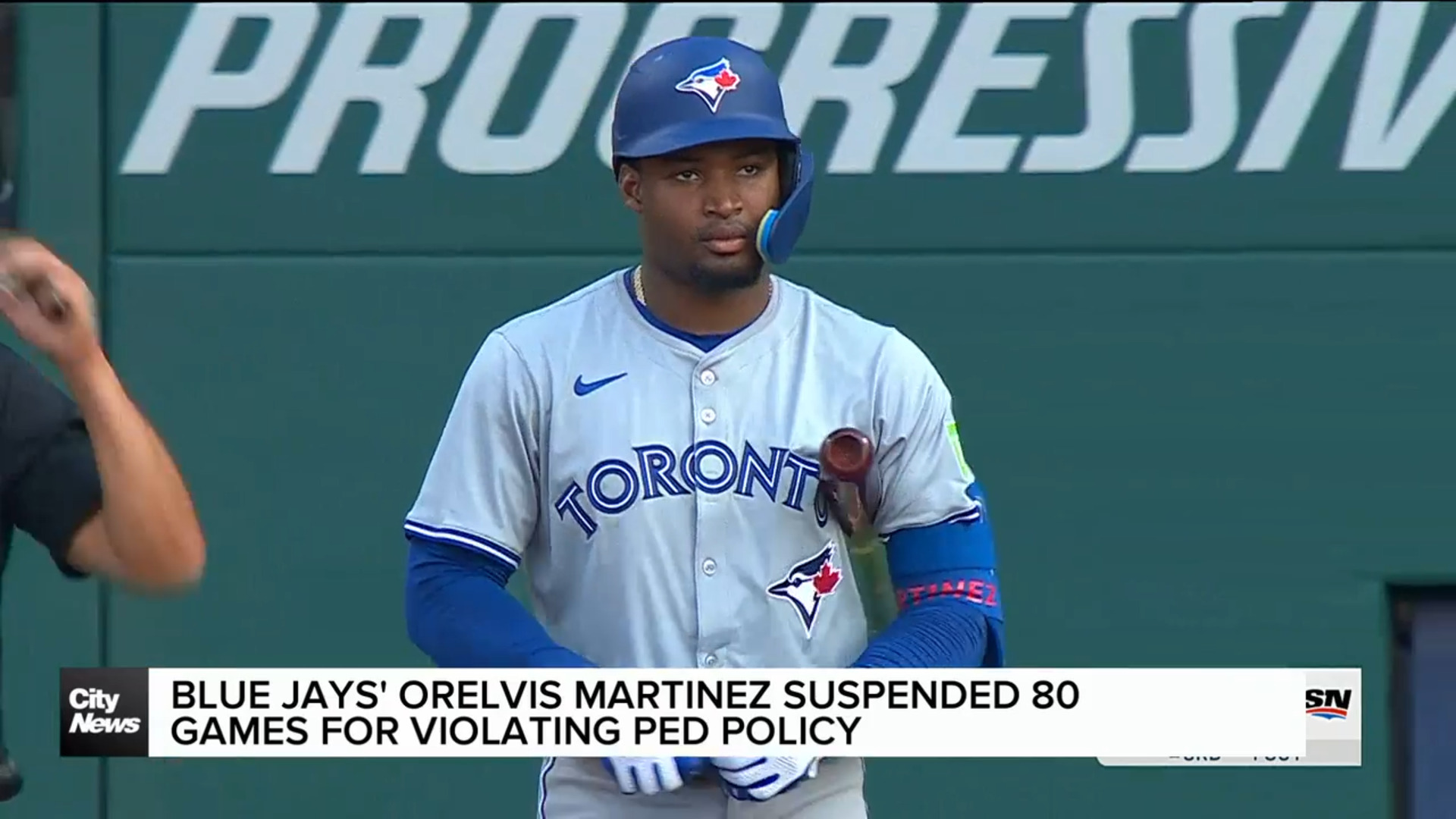 Toronto Blue Jays' Orelvis Martinez suspended 80 games for violating PED policy
