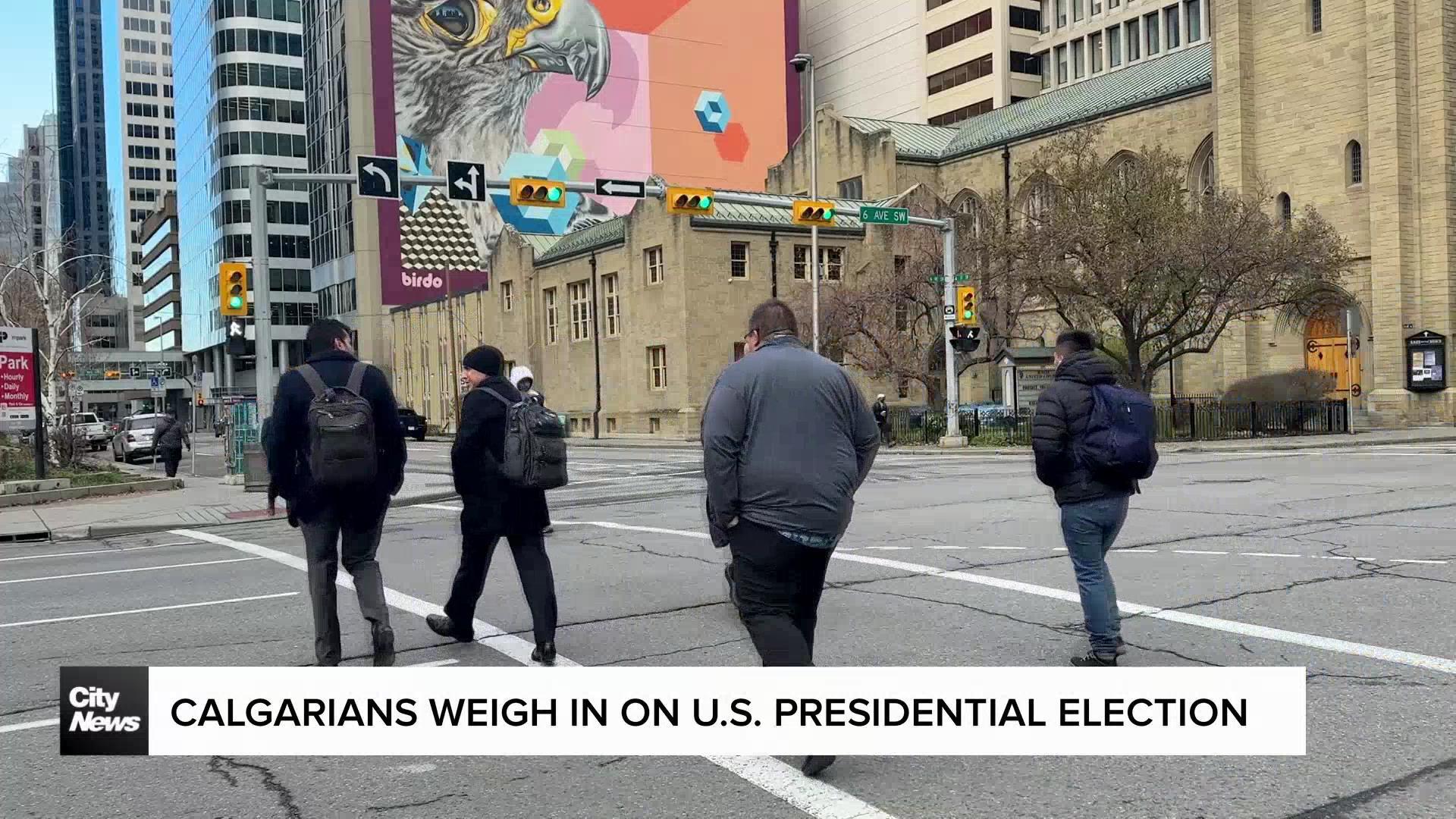 Calgarians weigh in on U.S. presidential election