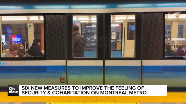 Six new measures to improve feeling of security on Montreal metro