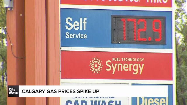'Not good’: Calgary gas prices spike up