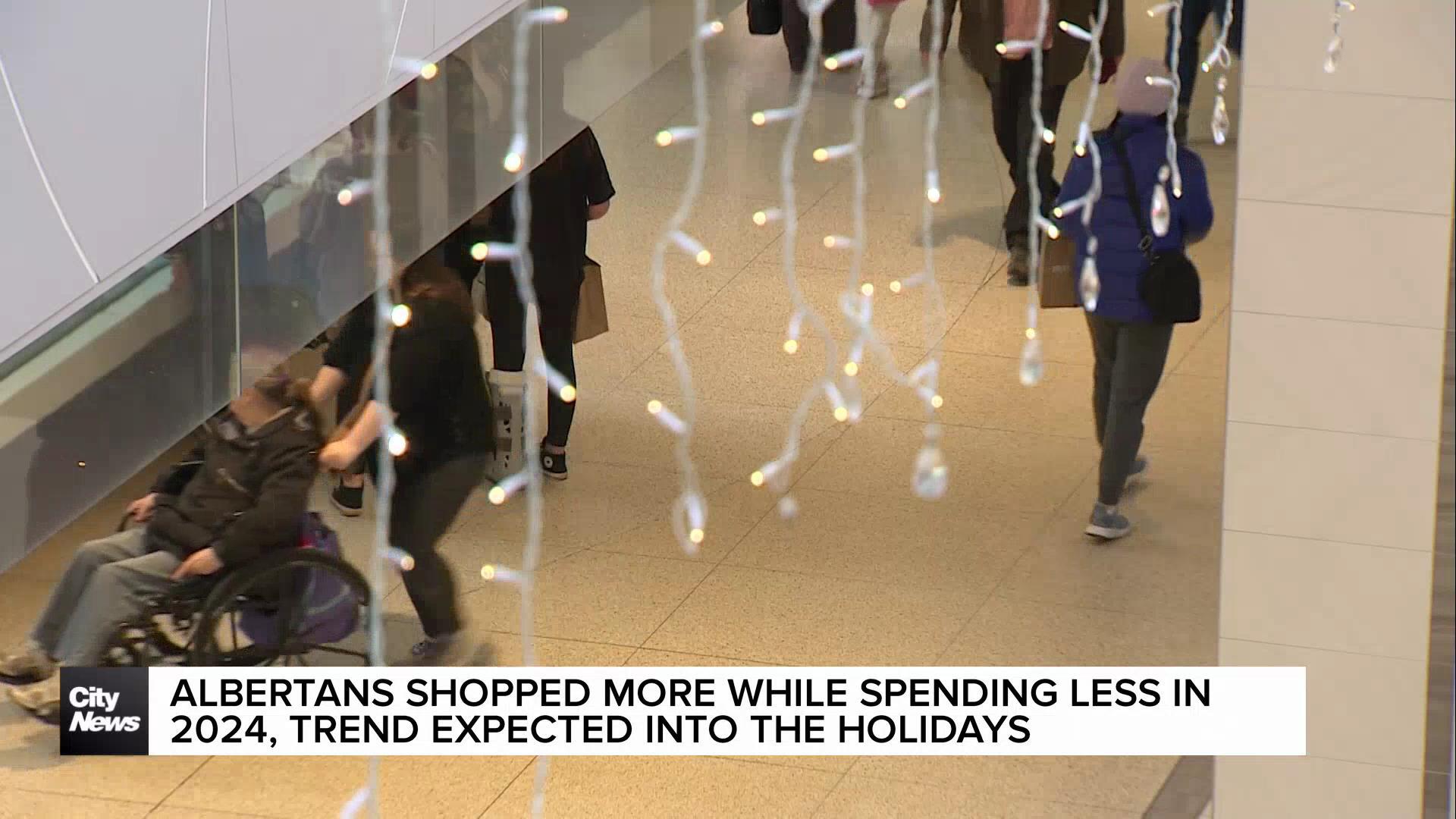 Albertans shopped more while spending less in 2024, trend expected into the holidays