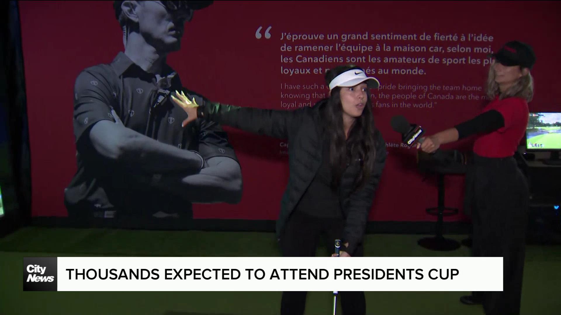 Food, music, golf simulations for spectators at 2024 Presidents Cup