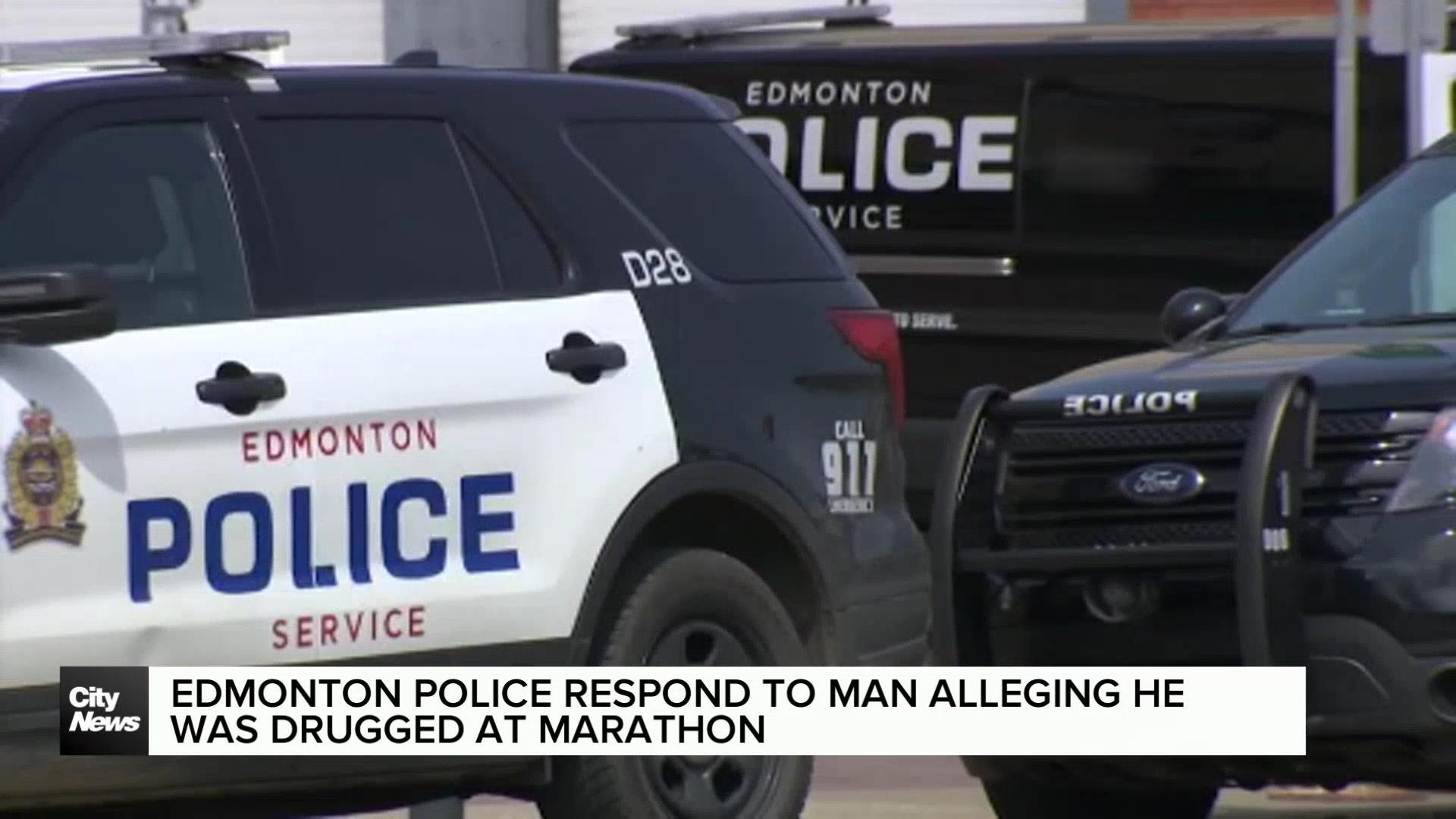 Edmonton Police respond to allegations man was drugged at marathon