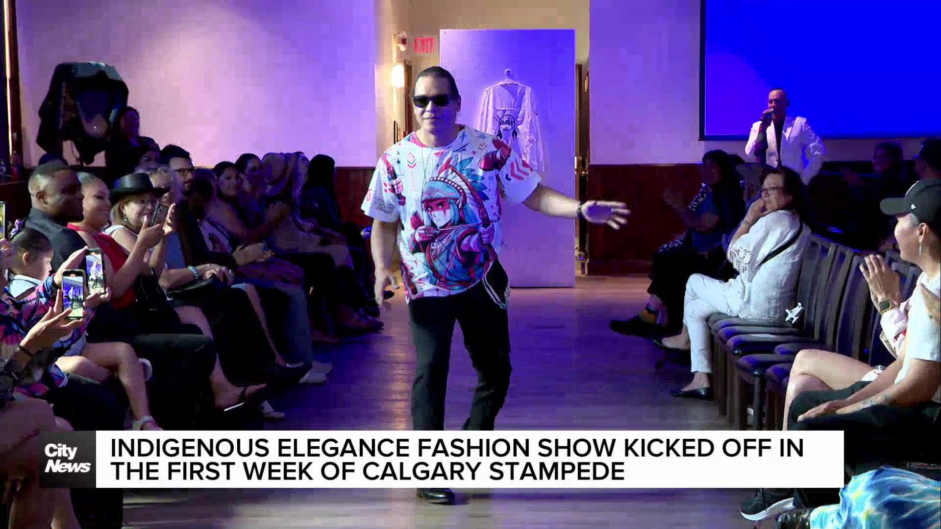 Indigenous Elegance Fashion Show kicked off in the first week of Calgary Stampede