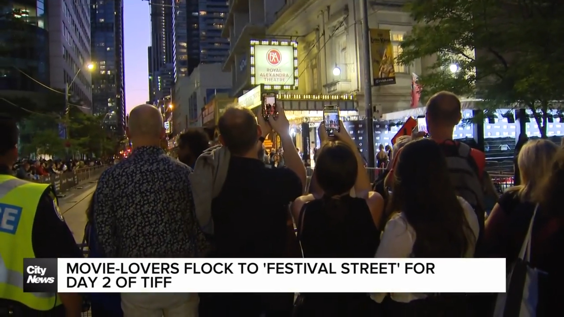 Movie-lovers flock to 'Festival Street' for day 2 of TIFF