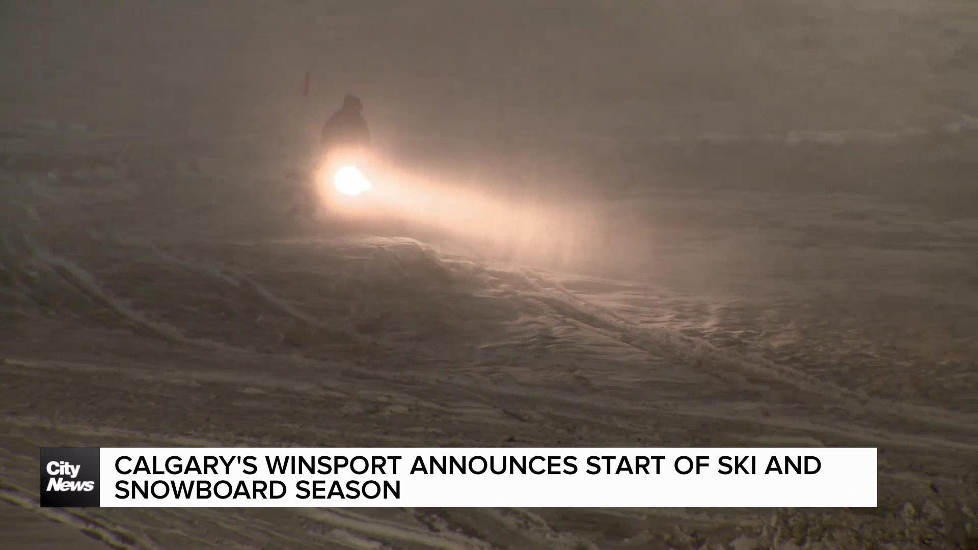 WinSport announces start of ski and snowboard season