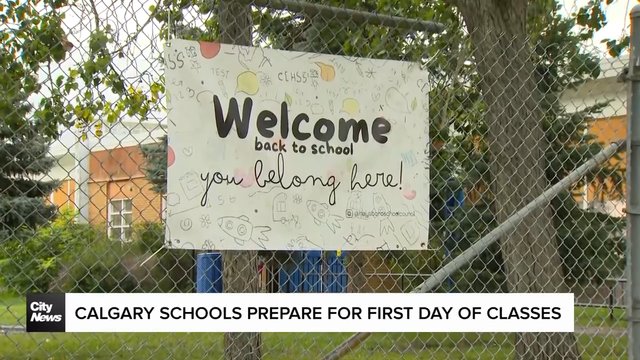Calgary schools prepare for first day of classes