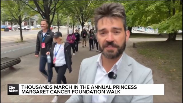 Thousands march in annual Princess Margaret Cancer Foundation walk