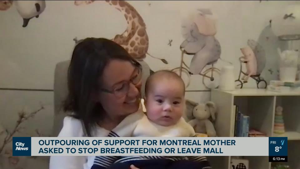 Montreal mother speaks out after being asked to stop breastfeeding