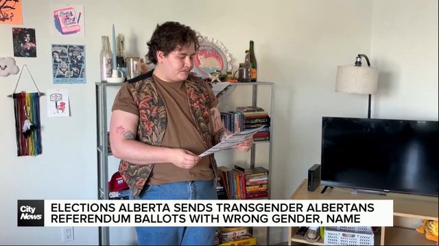 Some transgender Albertans' referendum ballots have wrong gender, name