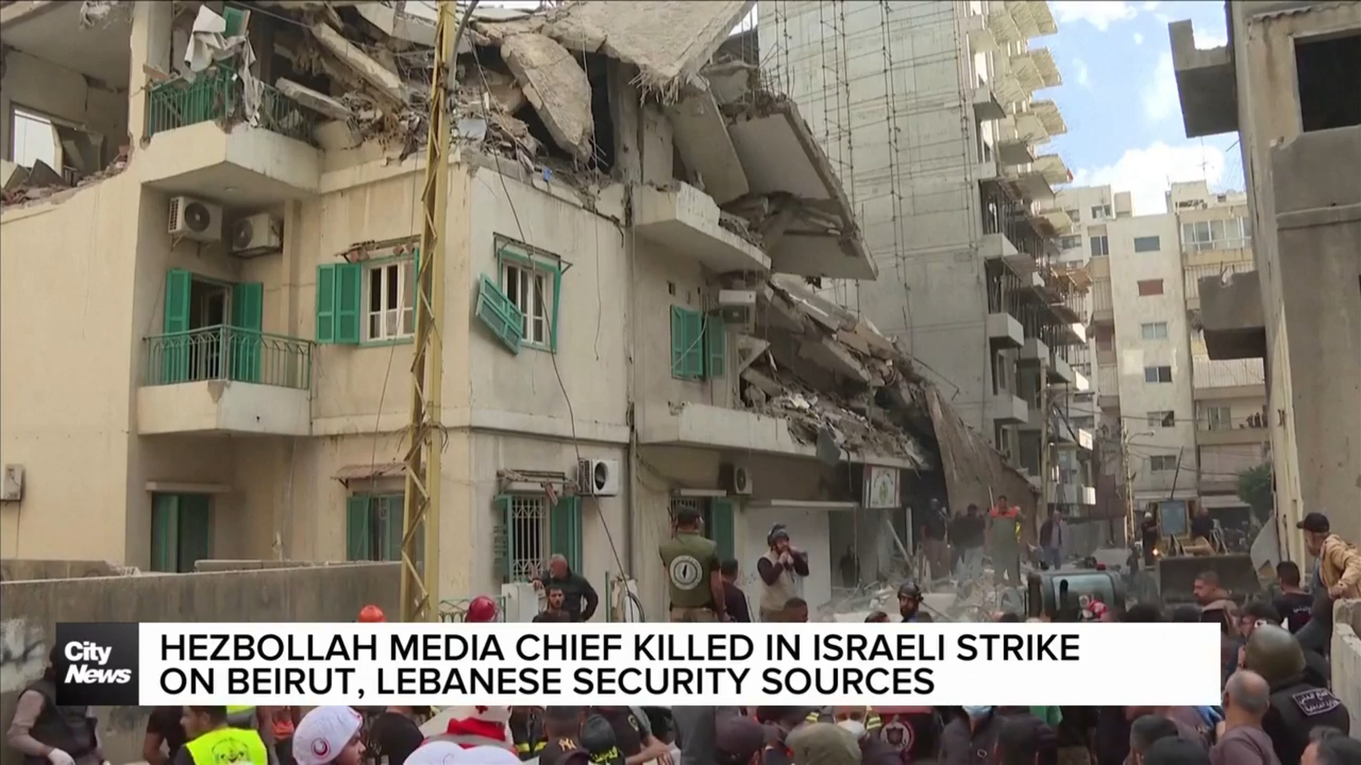 Hezbollah media chief reportedly killed in Israeli strike on Beirut