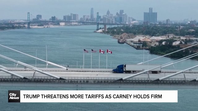 Trump threatens more tariffs as Carney holds firm