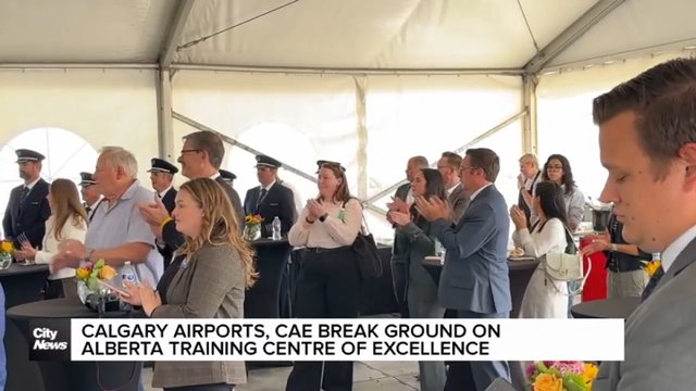 Calgary Airports, CAE break ground on Alberta Training Centre of Excellence