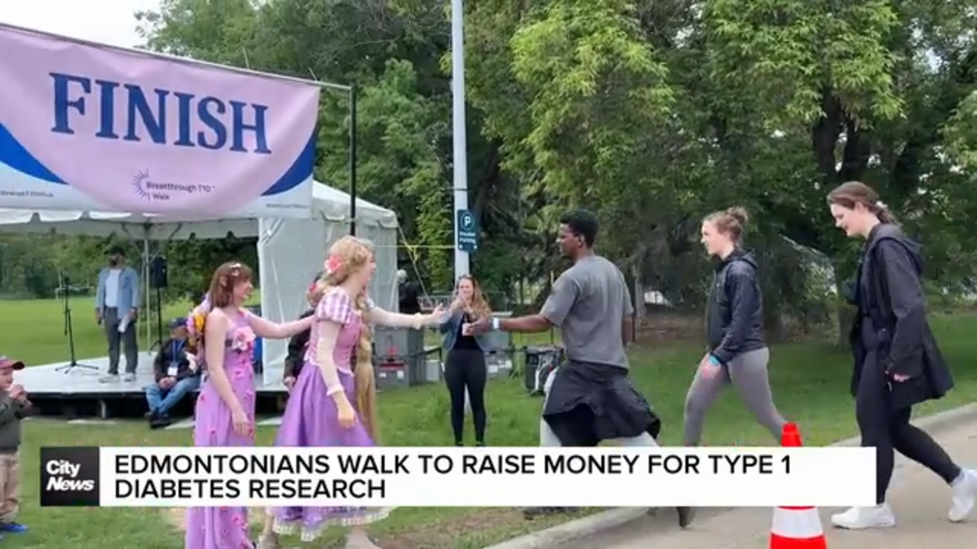 Edmontonians walk to raise money for type 1 diabetes research