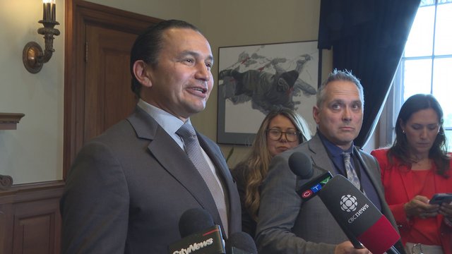 Premier Wab Kinew says no to U.S. liquor back on shelves, not satisfied with trade deal on the table