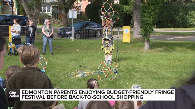 Edmonton parents enjoying budget-friendly Fringe Festival before back-to-school shopping