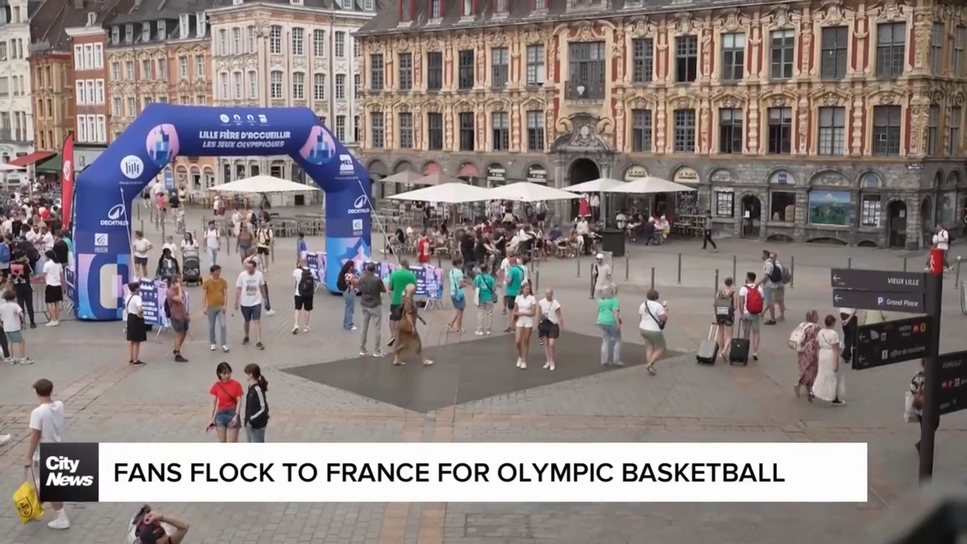 Fans Flock to France to see Olympic Basketball stars