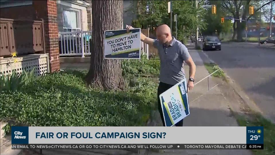 Toronto Mayoral Campaign Sign Raises Eyebrows Citynews Toronto 7820