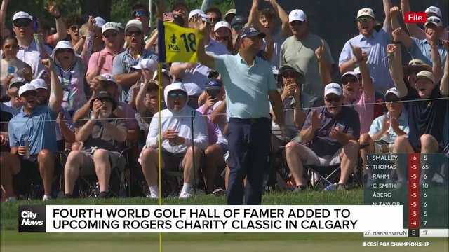 Fourth World Golf Hall of Fame player added to upcoming Rogers Charity classic in Calgary
