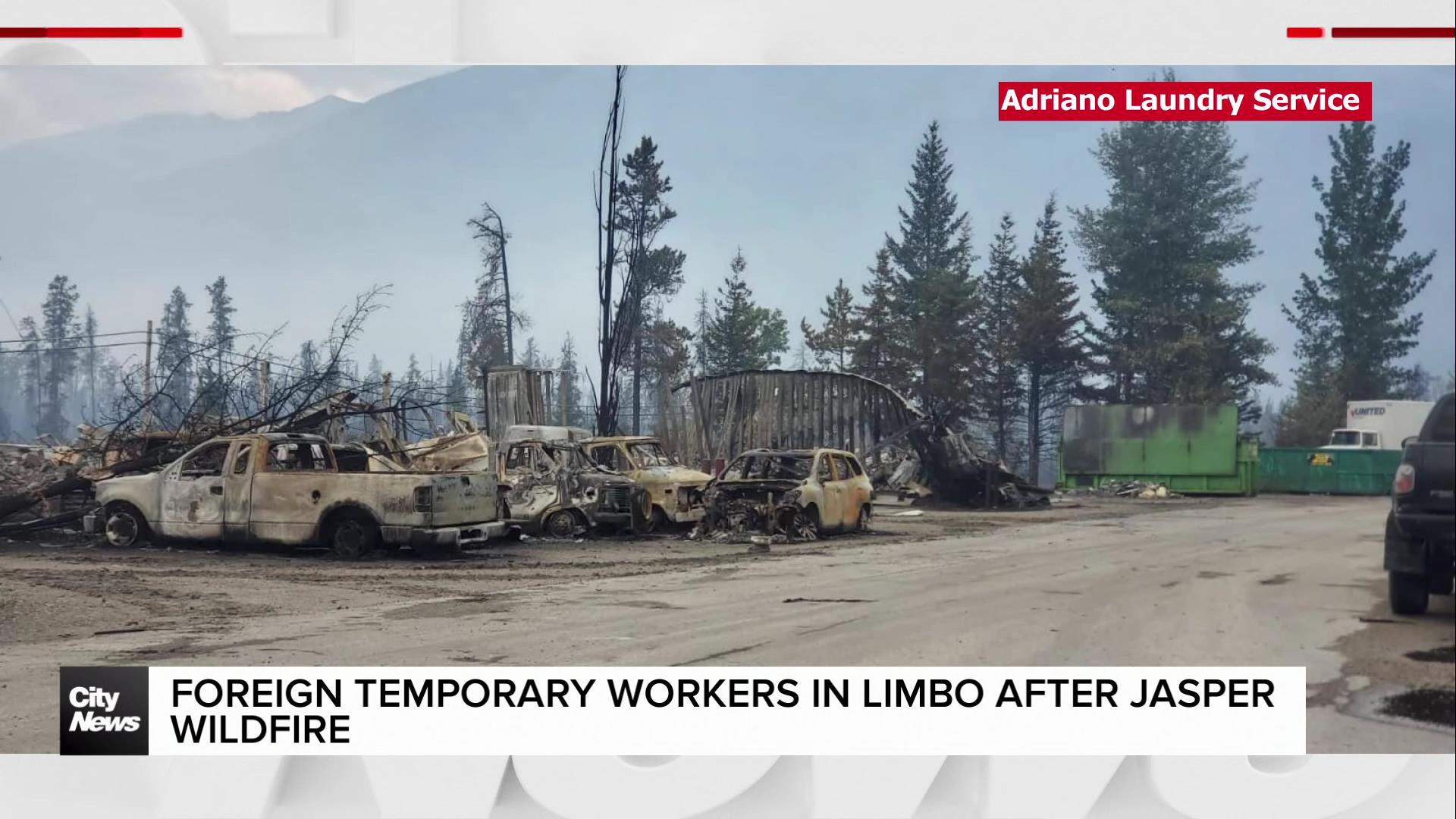 Temporary foreign workers in limbo after Jasper wildfire