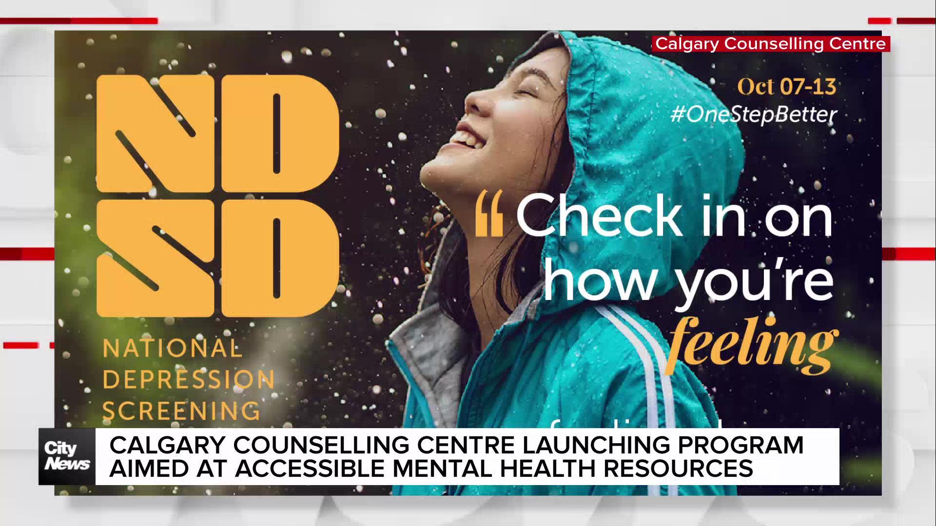 Calgary Counselling Centre launches program aimed at accessible mental health resources