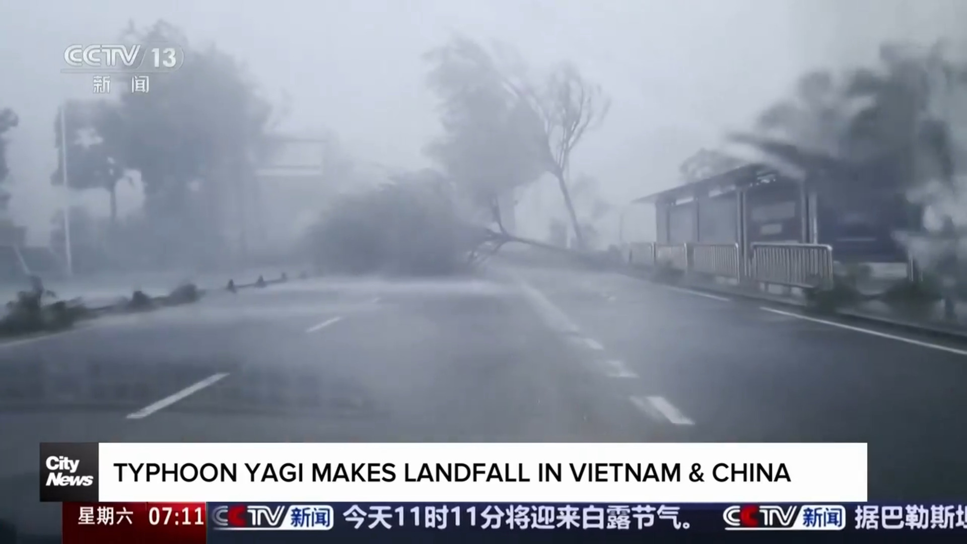 Typhoon Yagi makes landfall in China and Vietnam