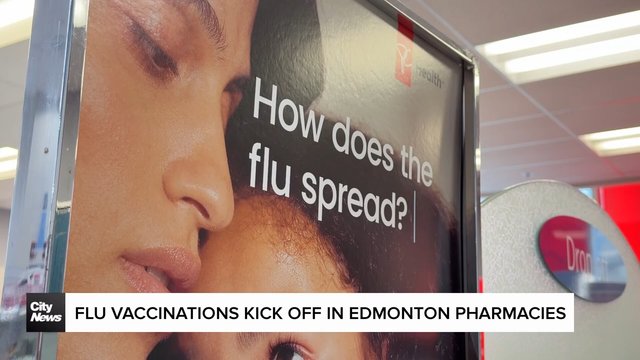 Flu vaccinations kick off in Edmonton pharmacies