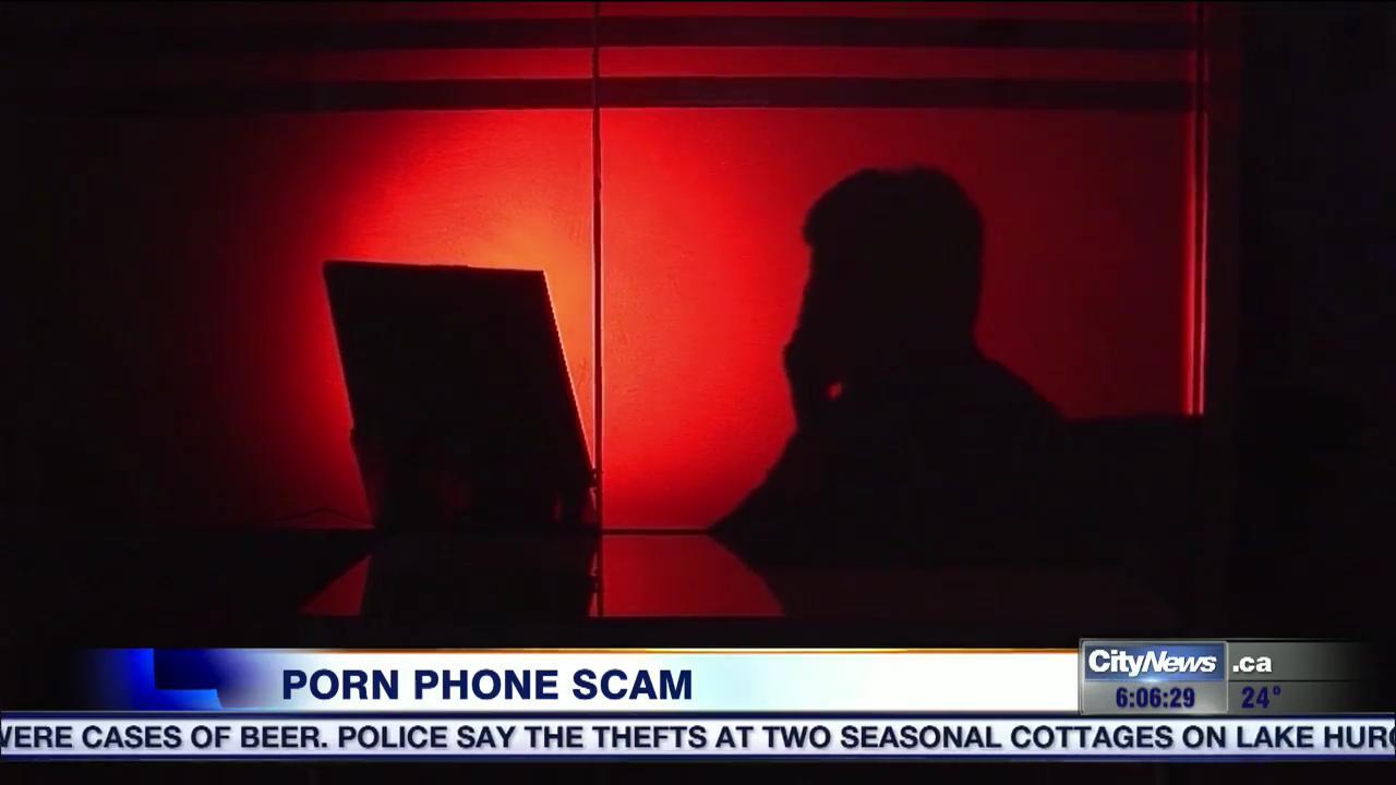 Video: Canadians duped by porn phone scam