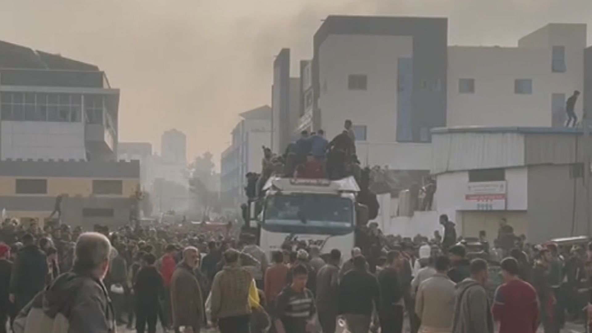 Israel accused of firing on Gaza aid convoy