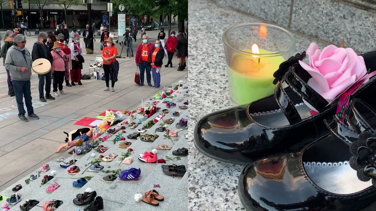 Vancouver Memorial Created After 215 Children S Remains Found In Kamloops