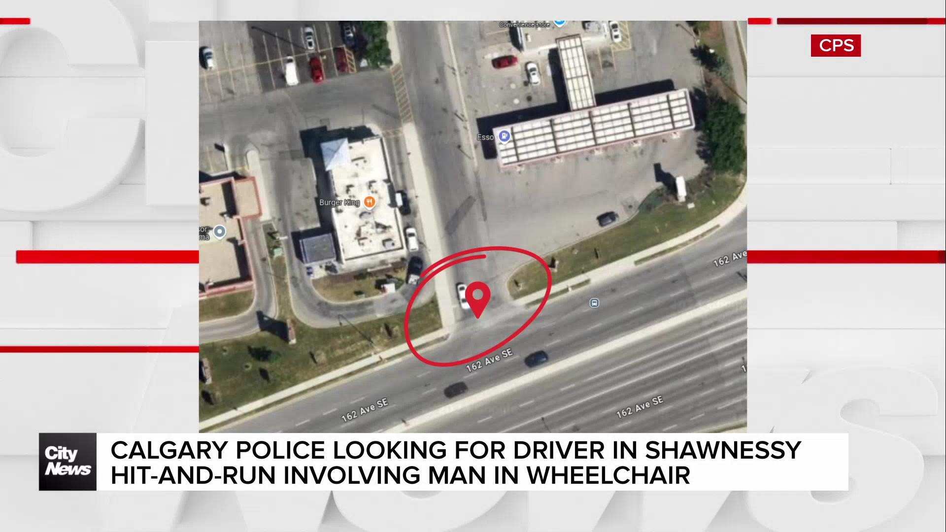 Police looking for SUV that struck man in wheelchair in SE Calgary hit-and-run