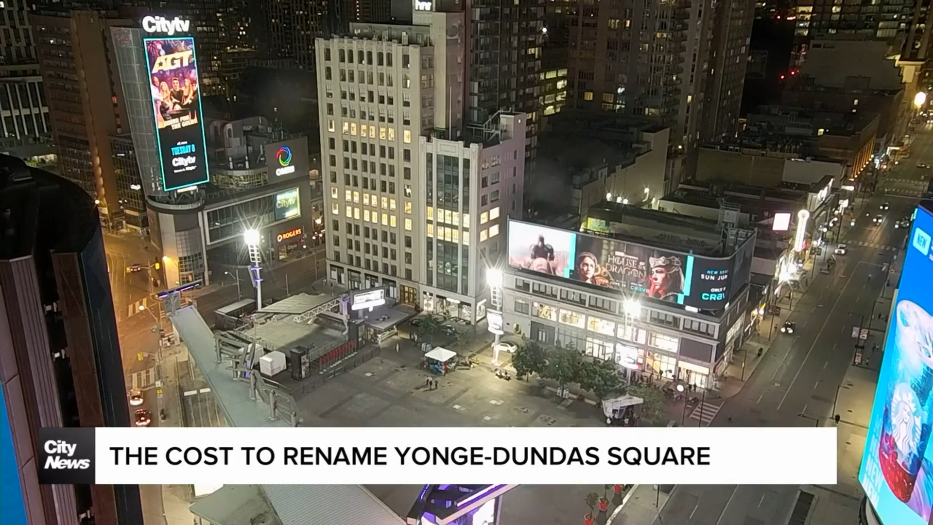 The potentially growing cost to rename Yonge-Dundas Square