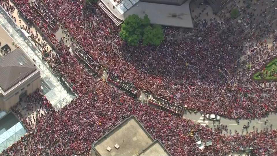 Live stream of 2025 raptors parade