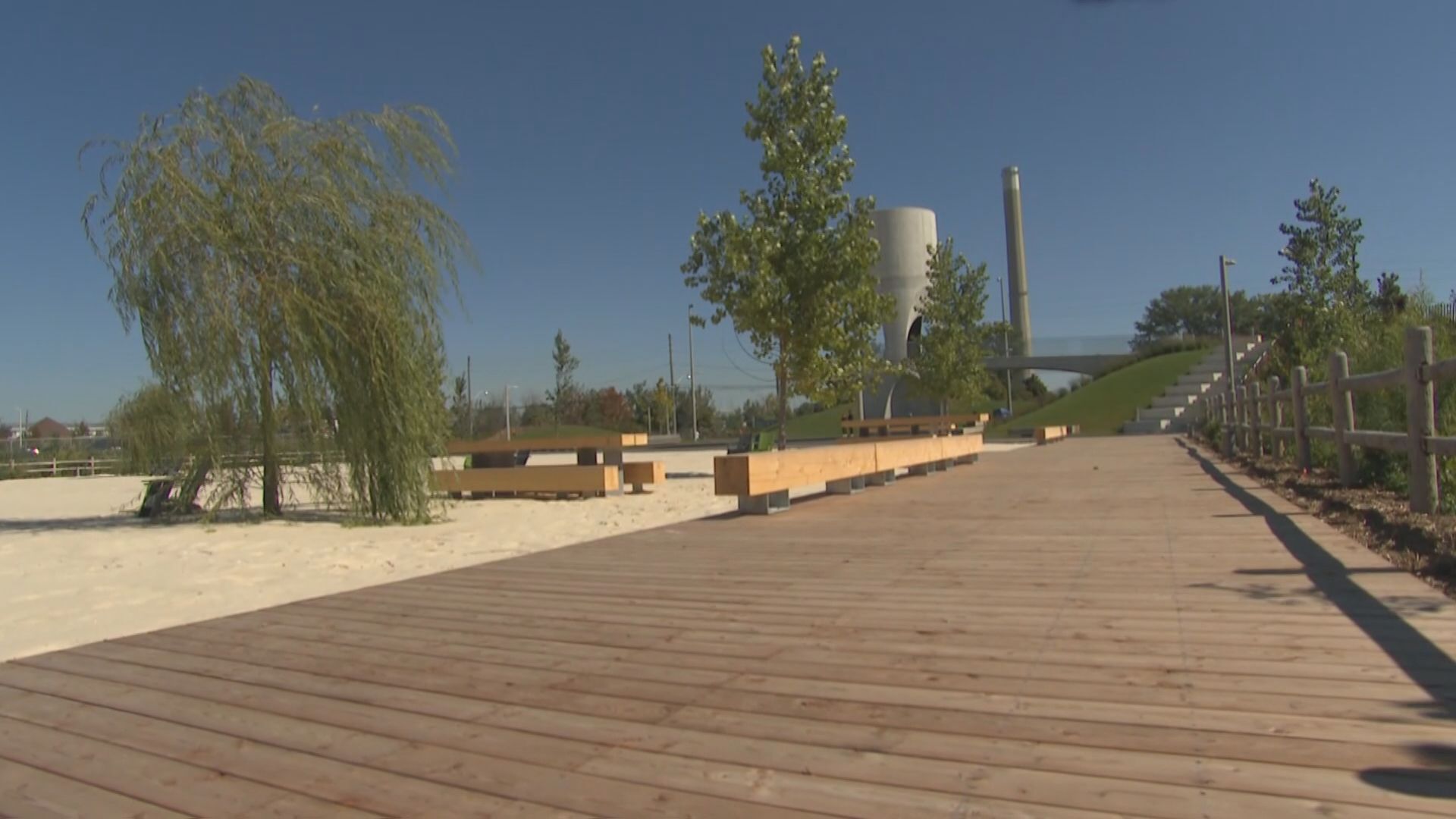 Leslie Lookout Park set to open in Toronto's Port Lands