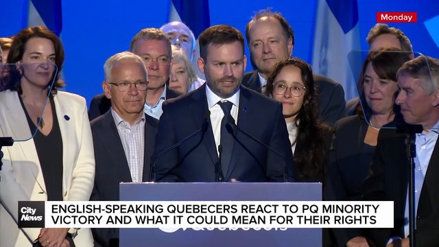 Anglophones watch closely as PQ forms minority government in Quebec