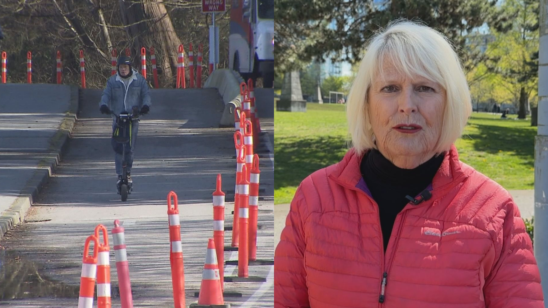Vancouver cyclist wants to ban electric scooters and ebikes on seawall