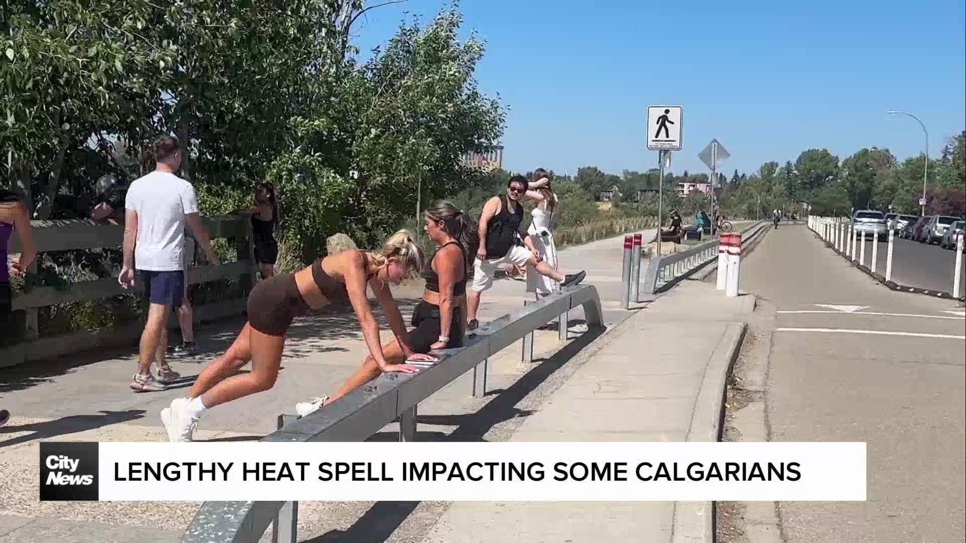 Lengthy heat spell impacting some Calgarians