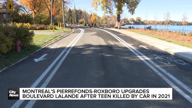Safety upgrades to Montreal West Island road after 2021 teen death